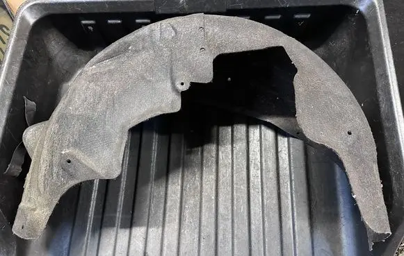 BMW X3 G01 Rear arch fender liner splash guards 7394818