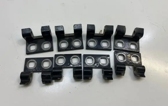 Front door hinge set