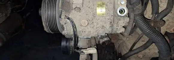Opel Astra G Air conditioning (A/C) compressor (pump) 24407119 16041999