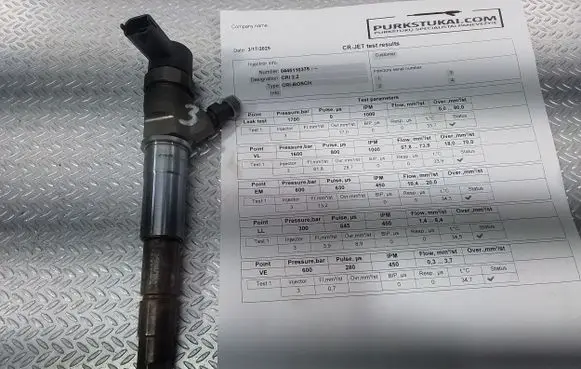 Opel Movano B Fuel injector 0445110273