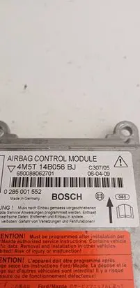 Ford Focus Airbag control unit/module 4M5T14B056BJ 0285001552 450088062701