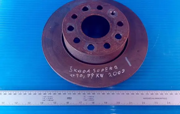 Skoda Superb B6 (3T) Rear brake disc