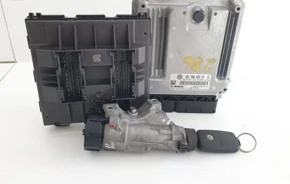 Volkswagen Transporter - Caravelle T5 Engine ECU kit and lock set 03L906022CH 0281016377 7H0937087B