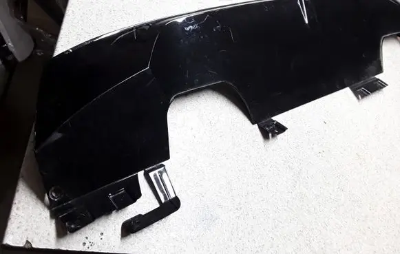 Opel Astra L Rear bumper lower part trim 9839641280