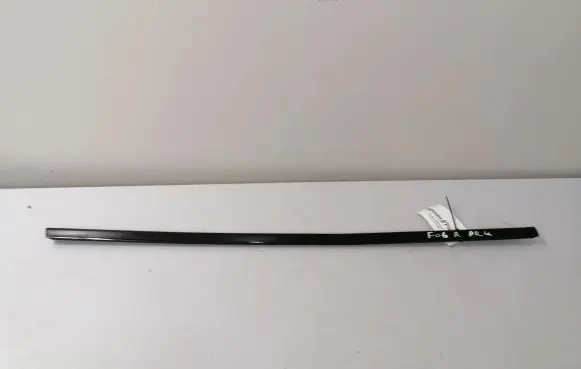 Front door glass trim molding