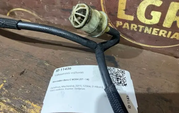 Mercedes-Benz C W204 Vacuum valve A0000780956