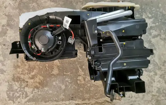 Interior heater climate box assembly
