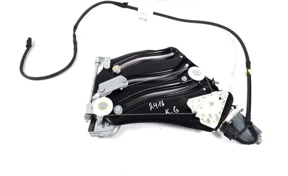 Rear window lifting mechanism without motor