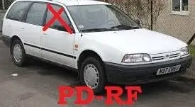 Nissan Primera Front door window glass four-door 8230190J00 PD120EF5R23R23