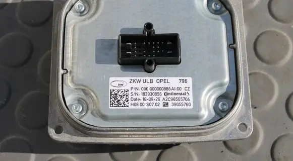 Opel Astra K LED ballast control module A2C98565704