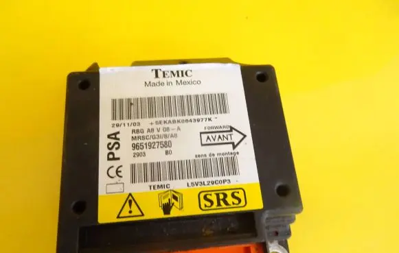 Citroen C3 Airbag control unit/module 9651927580