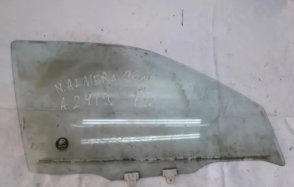 Nissan Almera Front door window glass four-door