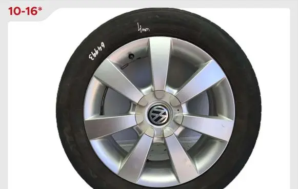 Volkswagen New Beetle R16 alloy rim 1C0601025AB