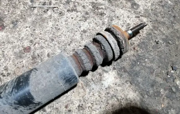 Opel Agila B Rear shock absorber/damper