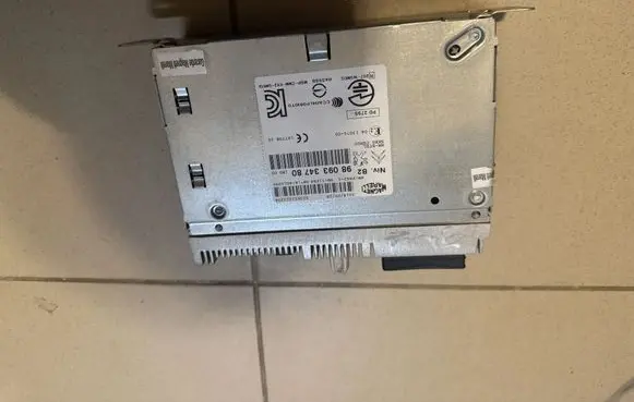 Citroen C4 II Picasso GPS navigation control unit/module 9809334780