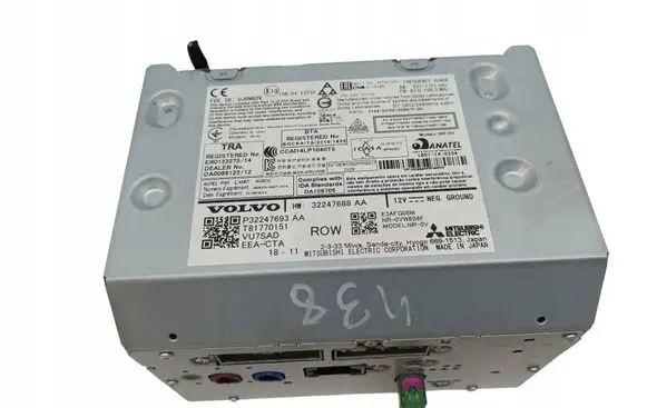 Volvo V60 Radio/CD/DVD/GPS head unit P32247693AA