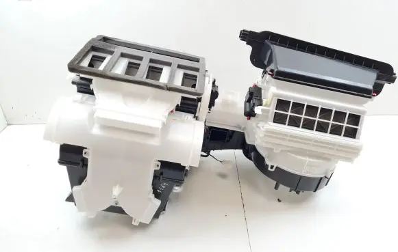 Interior heater climate box assembly