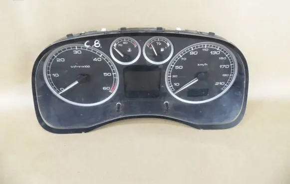 Peugeot 307 Speedometer (instrument cluster) P9636708880 216553038X5 NS0592664F