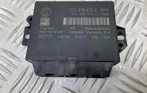 Skoda Superb B6 (3T) Parking PDC control unit/module 3T0919475C