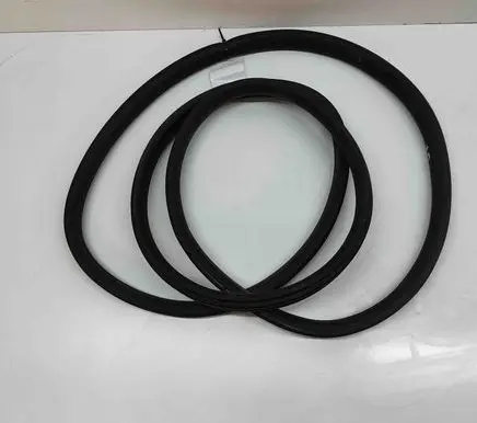 Rubber seal rear door