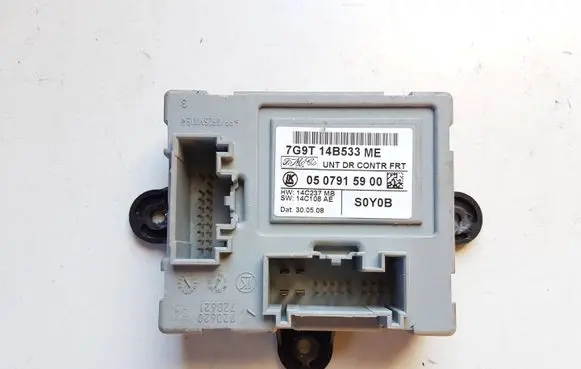 Volvo S80 Door control unit/module 7G9T14B533ME 0507915900