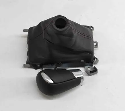 Gear lever shifter trim leather/knob