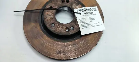 Hyundai Veloster Front brake disc