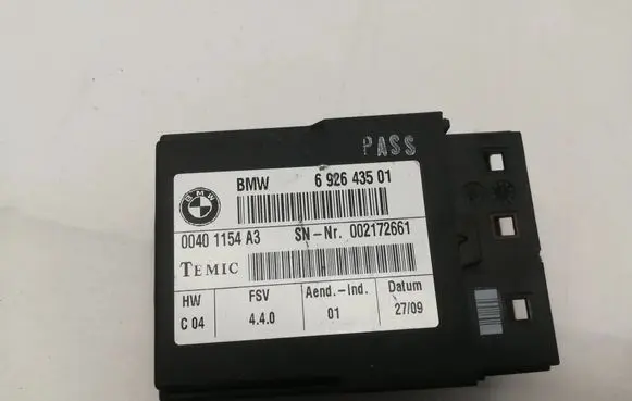 BMW 3 E90 E91 Seat control module 6926435