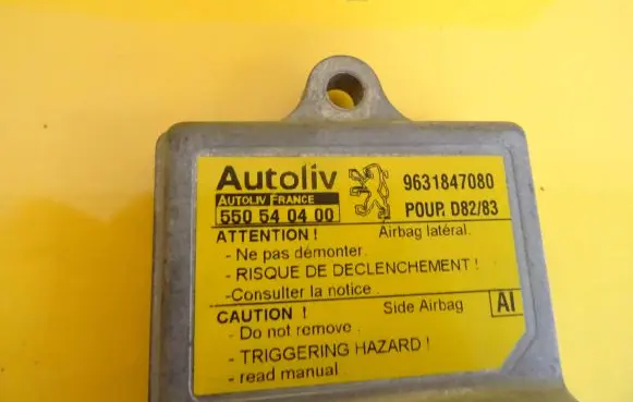 Peugeot 406 Airbag control unit/module 550540400 9631847080