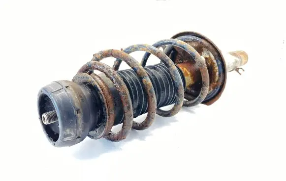 Front shock absorber with coil spring