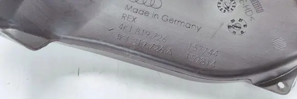 Audi A6 S6 C8 4K Cabin air duct channel 4K1819726