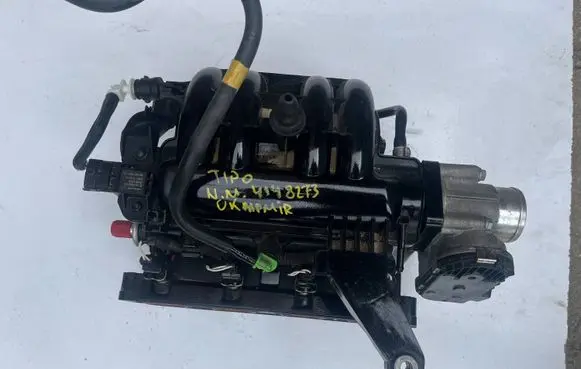 Fiat Doblo Intake manifold FIAT DOBLO TIPO II KOLEKTOR SSĄCY KOMPLETNY WTRYSKI PRZEPUSTNICA 1.4 16V