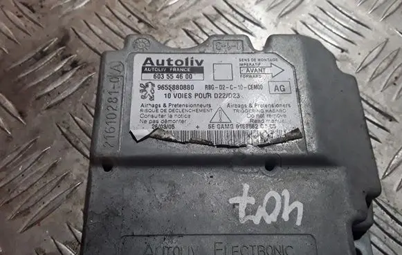 Peugeot 407 Airbag control unit/module 603554600 9655880880