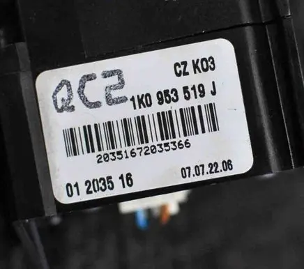 Skoda Octavia Mk2 (1Z) Indicator stalk 1K0953519J