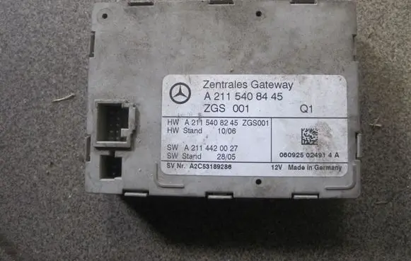 Mercedes-Benz E W211 Gateway control module A2115408445
