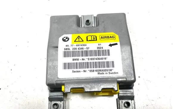 BMW 5 E60 E61 Airbag control unit/module 65776974364 6974364 220434657