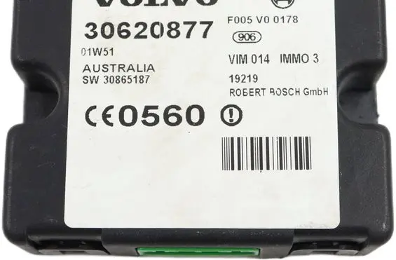 Volvo S40, V40 Immobilizer control unit/module 30865187 30620877 F005V00178