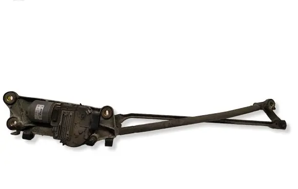 Volkswagen Touareg I Front wiper linkage and motor 7L0955119K 0390241835 7L0955023P