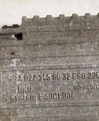 Coolant fan relay