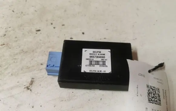 Citroen C4 I Alarm control unit/module 9657384680 67795703
