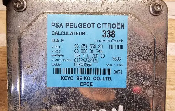 Citroen C3 Power steering control unit/module 9665433880 6900001744 Q1T26372MZU