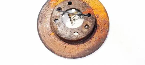Peugeot 307 Rear brake disc neventiliuojamas