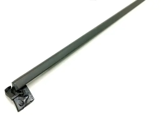 Front door glass trim molding
