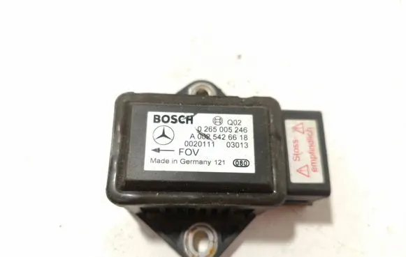 Mercedes-Benz E W211 ESP acceleration yaw rate sensor 0265005246 A0025426618 0020111