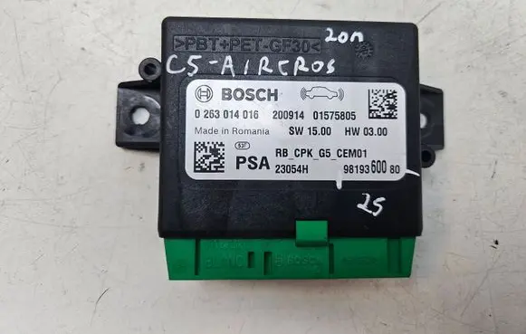 Citroen C5 Aircross Parking PDC control unit/module 9819360080