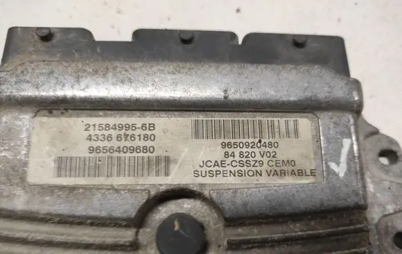 Peugeot 607 Gearbox control unit/module 9650920480 1JD9P03Y