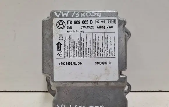 Volkswagen PASSAT B6 Airbag control unit/module 1T0909605D 5WK43828 02H021S0100