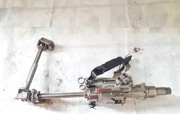 Steering wheel axle