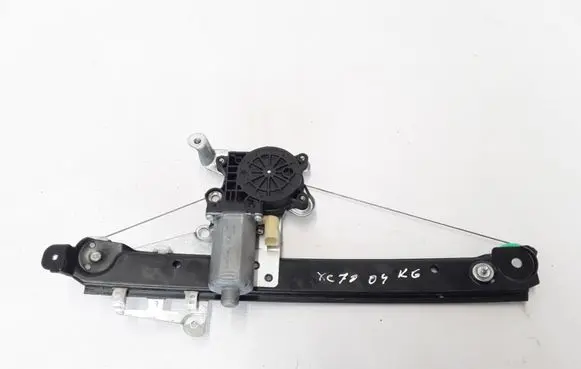 Rear window lifting mechanism without motor