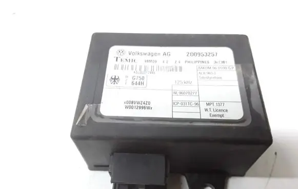Volkswagen II LT Immobilizer control unit/module 2D0953257